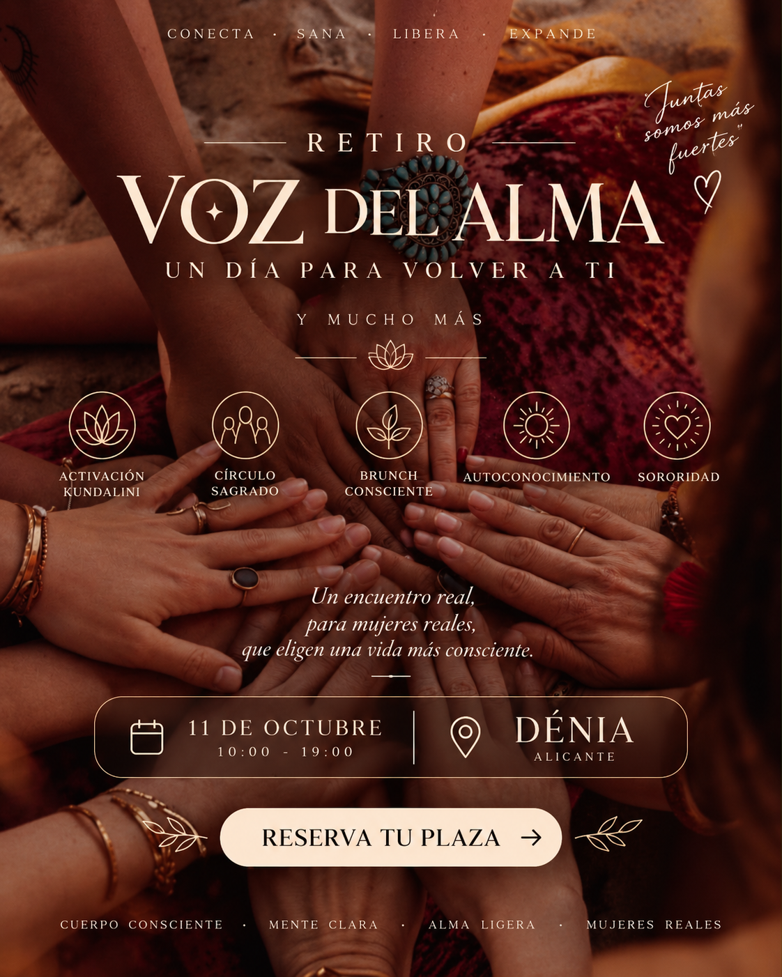 Reserva tu plaza en el retiro Voz del Alma — 11 de octubre, Dénia