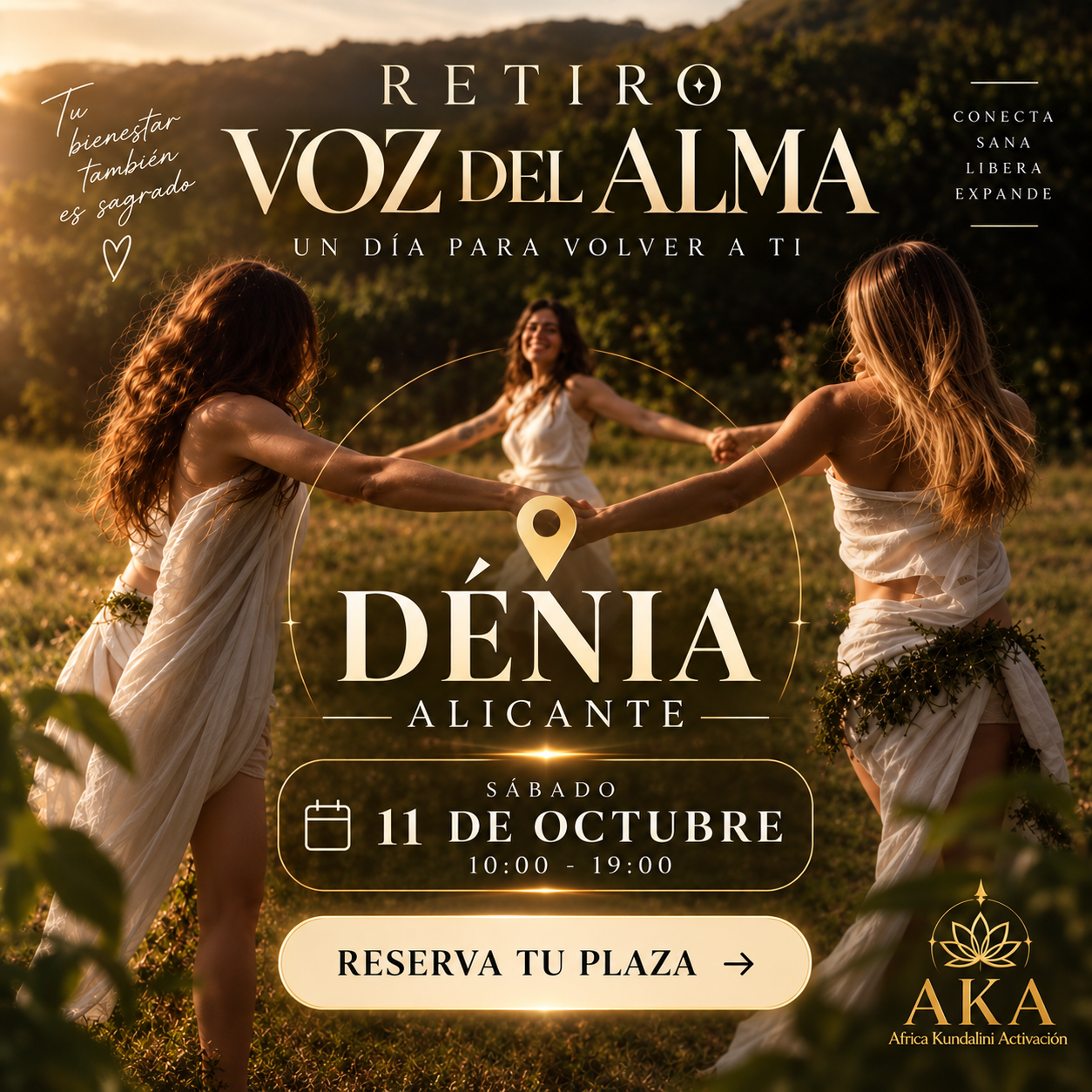 Retiro Voz del Alma — 11 de octubre en Dénia, Alicante