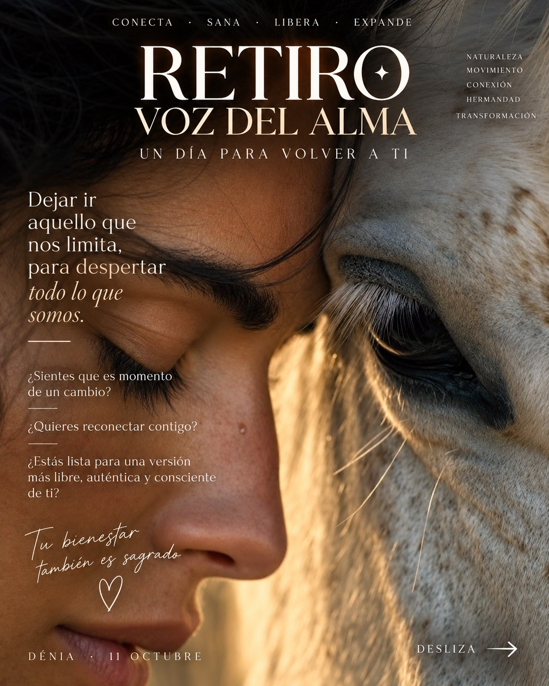 Volver a ti — conexión con el caballo en el retiro Voz del Alma